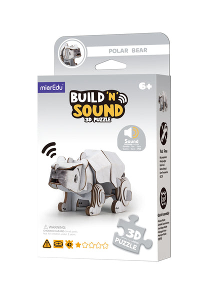 ROMPECABEZAS NIÑAS Y NIÑOS 3D INTERACTIVO - OSO POLAR CON SONIDO