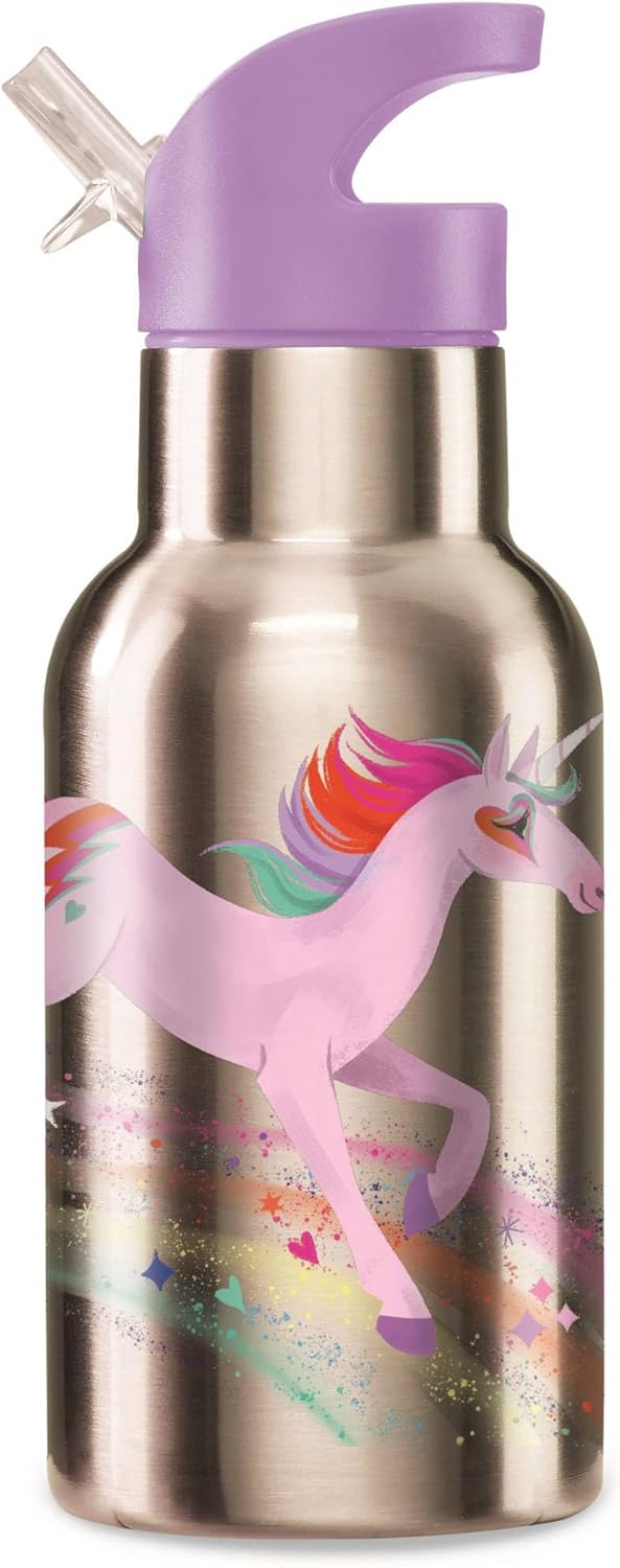 Botella niñas acero unicornios