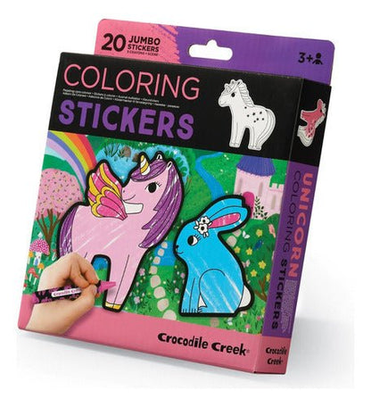 COLOREA TUS STICKERS UNICORNIO-EL JUGUETERO