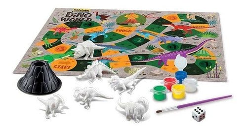 JUEGO MESA MUNDO DE DINOSAURIOS-EL JUGUETERO