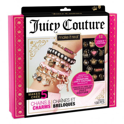 KIT BISUTERÍA DIJES Y PULSERAS - JUICY COUTURE-EL JUGUETERO