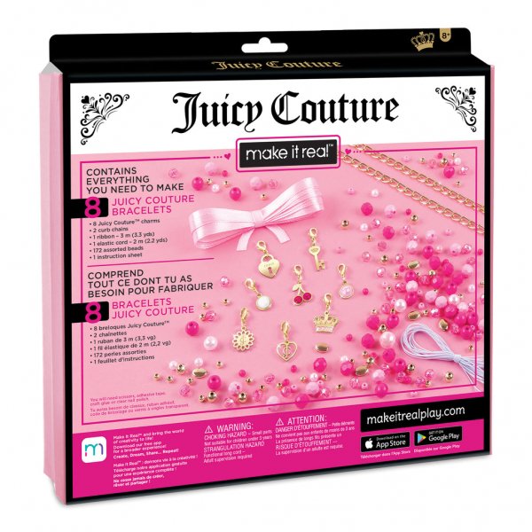 KIT BISUTERÍA PULSERAS PRECIOSAS LETRAS AMOR - JUICY COUTURE-EL JUGUETERO