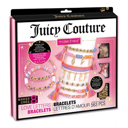 KIT BISUTERÍA PULSERAS PRECIOSAS LETRAS AMOR - JUICY COUTURE-EL JUGUETERO