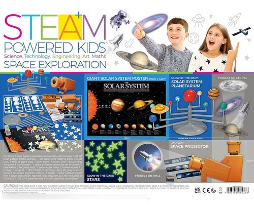 Kit Experimentos Espacio - Sistema Solar - Marca: 4m-EL JUGUETERO