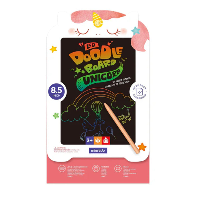 PIZARRA MÁGICA LCD 8.5” INFANTIL UNICORNIO - DIBUJO