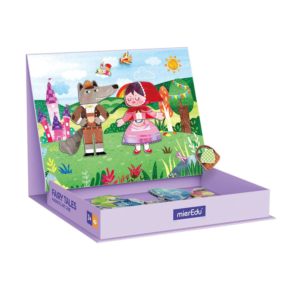ESTUCHE DE ARTE MAGNÉTICO HADAS PARA NIÑAS - JUEGO EDUCATIVO PORTÁTIL