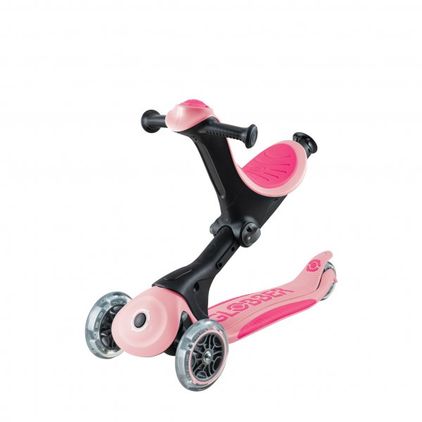 PATINETA GO UP DELUXE 3 EN 1 - ROSADO PASTEL - +15 MESES-EL JUGUETERO