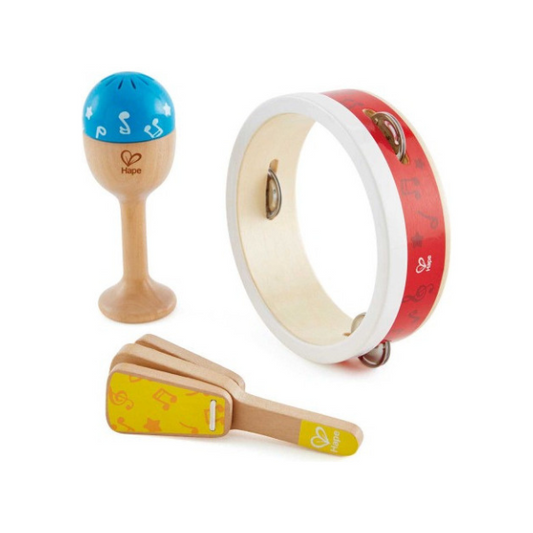 SET DE INSTRUMENTOS PARA NIÑOS EN MADERA