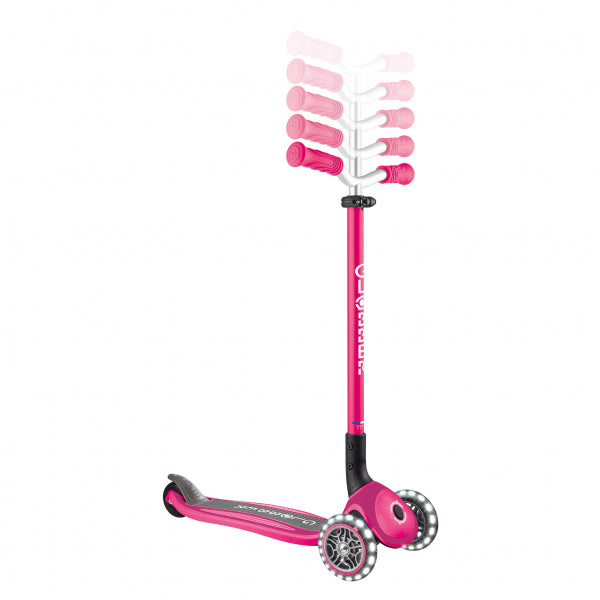 PATINETA PARA NIÑAS DE 4 A 14 AÑOS - LUCES LED - PLEGABLE