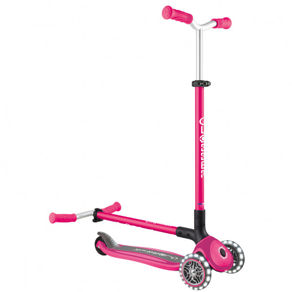 PATINETA PARA NIÑAS DE 3 AÑOS - LUCES LED - PLEGLABLE