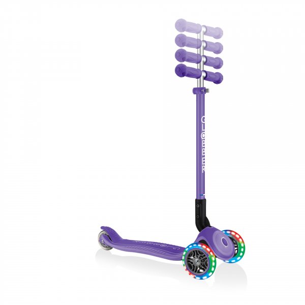 PATINETA PRIMO PLUS LUCES LED - VIOLETA - +3 AÑOS - GLOBBER-EL JUGUETERO