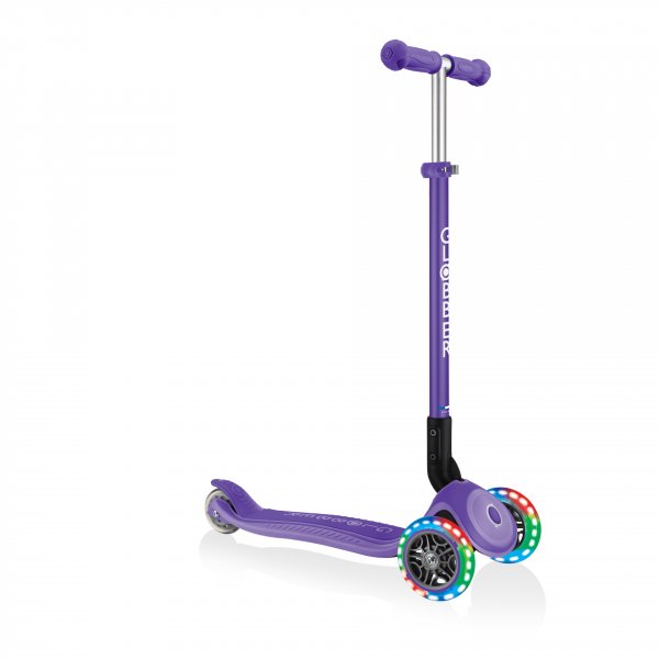 PATINETA PRIMO PLUS LUCES LED - VIOLETA - +3 AÑOS - GLOBBER-EL JUGUETERO