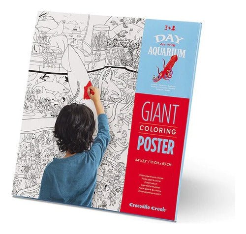 Poster Gigante para Colorear/ Acuario-EL JUGUETERO