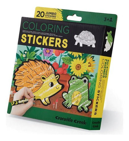 STICKERS PARA COLOREAR AMIGOS DEL JARDÍN-EL JUGUETERO