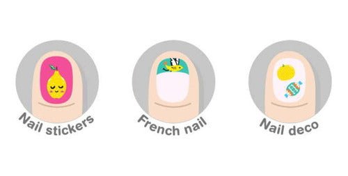 STICKERS PARA UÑAS - ANIMALES-EL JUGUETERO