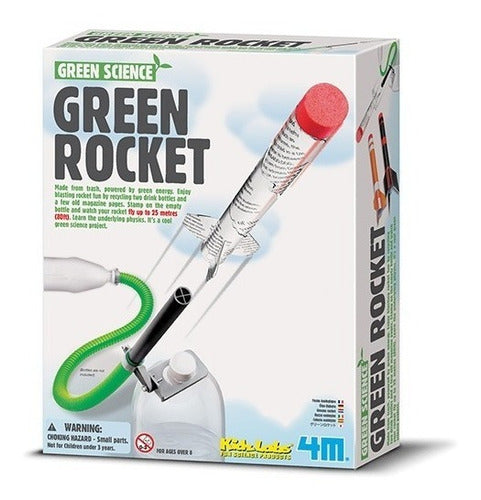 COHETE ECOLÓGICO CON MATERIALES RECICLADOS - GREEN ROCKET-EL JUGUETERO
