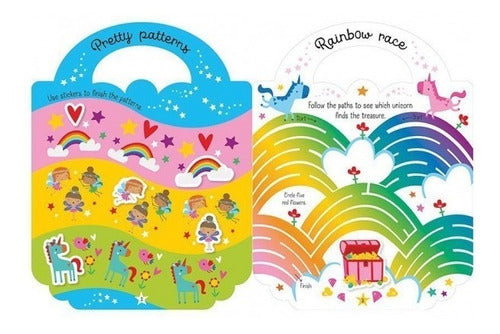 Libre De 500 Stickers Niños Niñas Unicornios Bolso Cartera-EL JUGUETERO