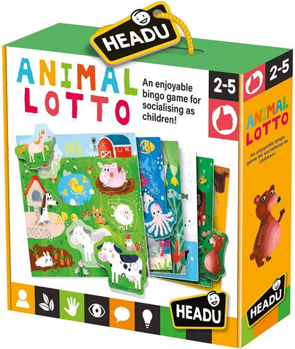 Juego De Loteria Niños Niñas Animales 6 Cartones Montessori-EL JUGUETERO