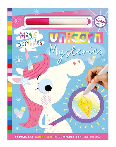 Libro Unicornios Niños Niñas Esfero Bolígrafo Mágico Secreto-EL JUGUETERO