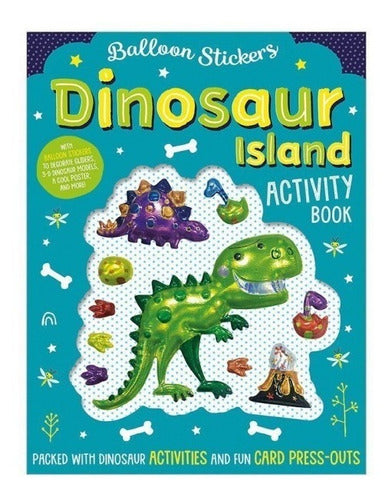 Libre De Actividades Con Stickers 3d Tema Dinosaurios-EL JUGUETERO