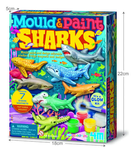 MOLDES PARA PINTAR TIBURONES-EL JUGUETERO