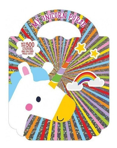 Libre De 500 Stickers Niños Niñas Unicornios Bolso Cartera-EL JUGUETERO