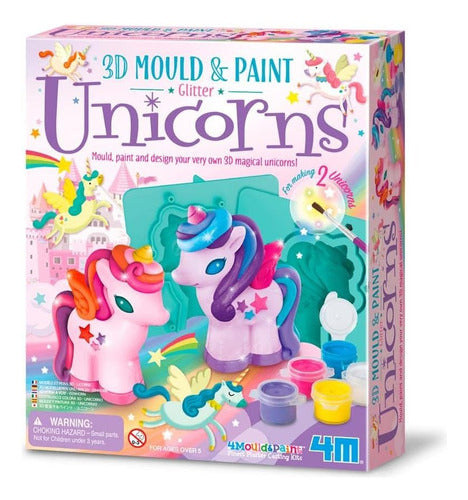 MOLDEA Y PINTA UNICORNIOS 3D CON ESCARCHA - MANUALIDADES-EL JUGUETERO