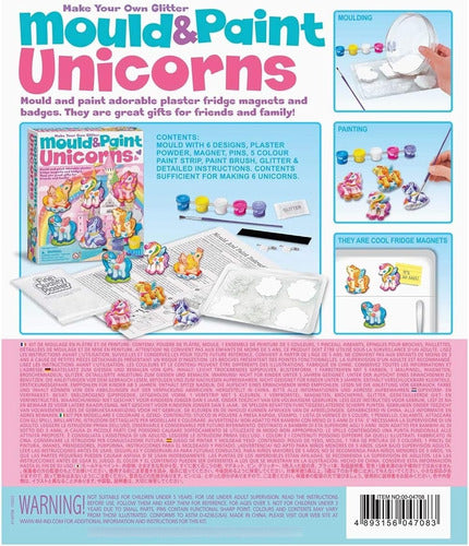 MOLDEA Y PINTA TUS PROPIOS UNICORNIOS - KIT DE MANUALIDADES PARA NIÑOS-EL JUGUETERO