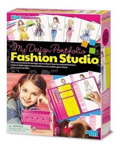 KIT DE MANUALIDADES PARA DISEÑO DE MODAS - FASHION STUDIO-EL JUGUETERO